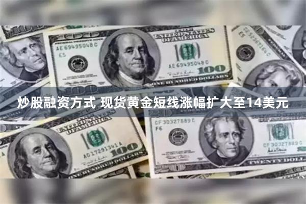 炒股融资方式 现货黄金短线涨幅扩大至14美元