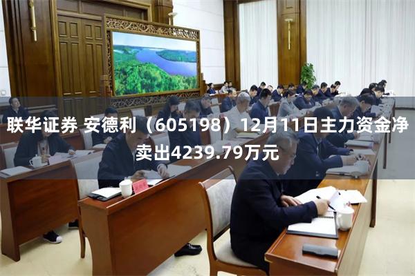 联华证券 安德利（605198）12月11日主力资金净卖出4239.79万元