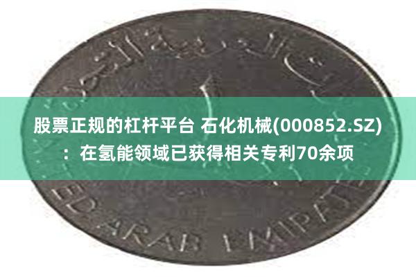 股票正规的杠杆平台 石化机械(000852.SZ)：在氢能领域已获得相关专利70余项