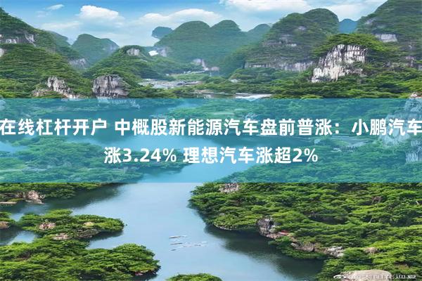 在线杠杆开户 中概股新能源汽车盘前普涨：小鹏汽车涨3.24% 理想汽车涨超2%