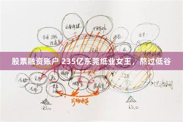 股票融资账户 235亿东莞纸业女王，熬过低谷